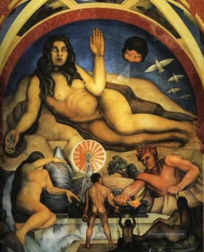 Diego Rivera Werke - die befreite Erde mit den Naturgewalten 1927 Diego Rivera